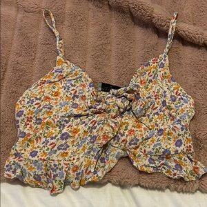 Floral crop top
